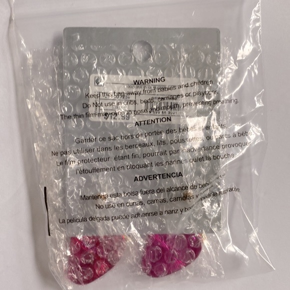 SUGARFIX by BaubleBar Crystal Strawberry Drop Earrings - Pink, NWT - Picture 7 of 9